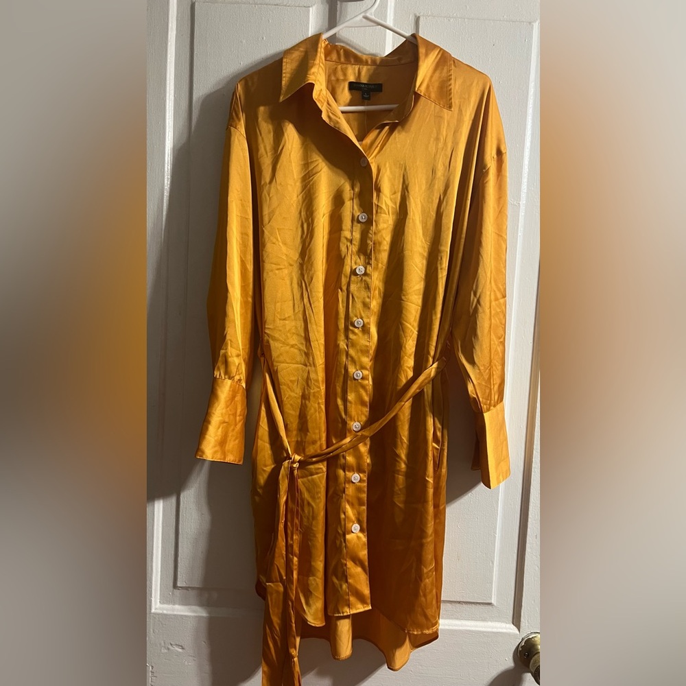 Banana Republic Button-Up Shirt Dress